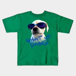 Puppy Boss. What up Dawg!. Kids T-Shirt